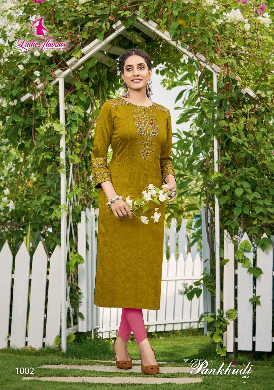 Ladies Flavour Pankhudi 2 New Fancy Designer Ethnic Wear Latest Kurti Collection